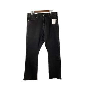 Signature Levi’s Heritage High Rise Kick Boot Size 31 Black